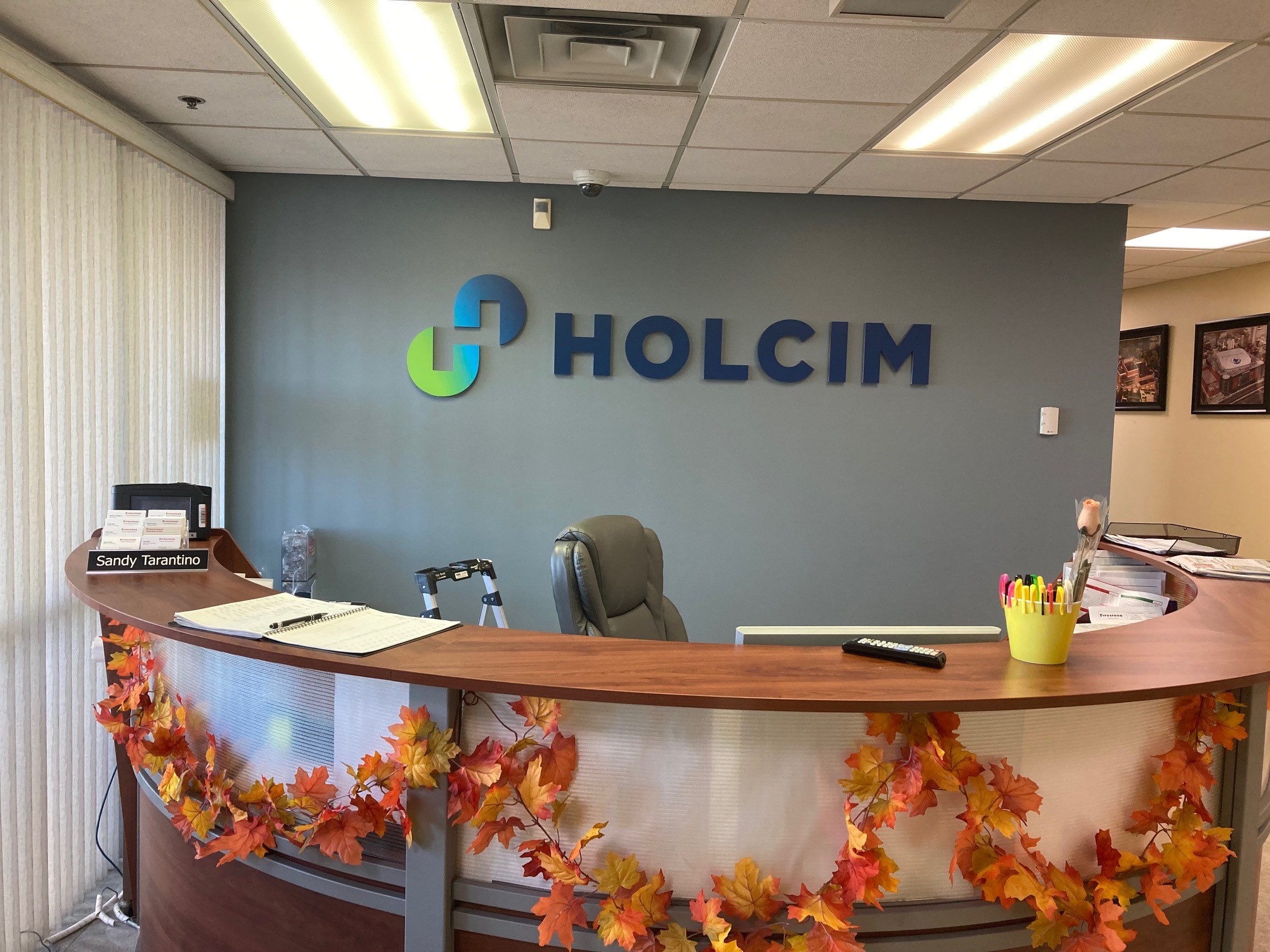 Holcim Interior Signage